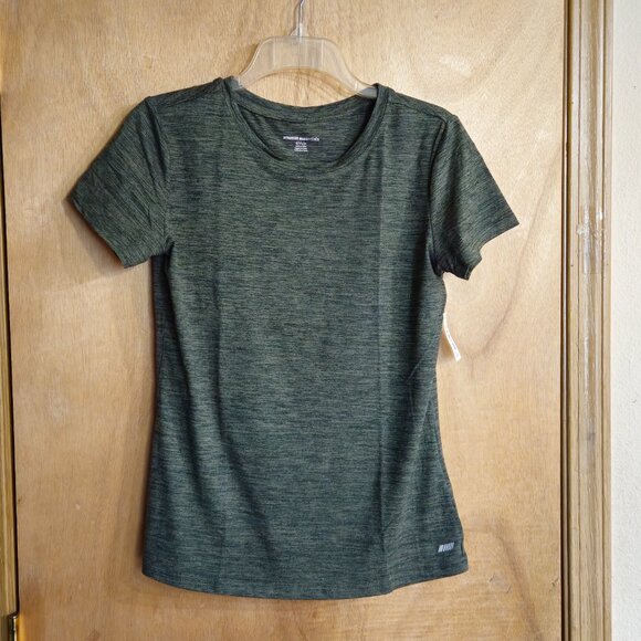 Amazon Essentials Tops - Amazon Essentials S/P  Gray GreenT Shirt